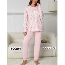 Піжама жіноча, 5 шт (M-3XL) байка ZeL1396_70201