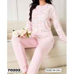 Піжама жіноча, 5 шт (M-3XL) байка ZeL1396_70202