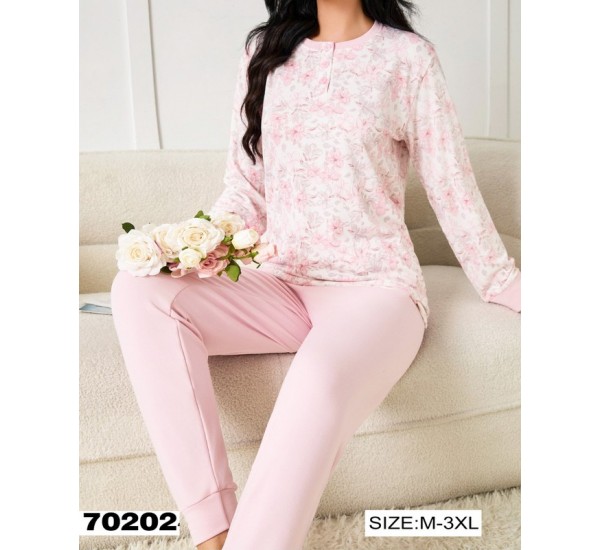Піжама жіноча, 5 шт (M-3XL) байка ZeL1396_70202
