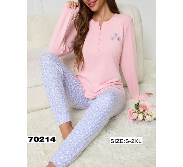 Піжама жіноча, 5 шт (M-3XL) байка ZeL1396_70214