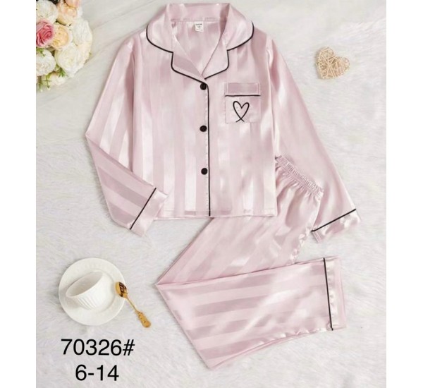 Пижама подростковая, 5 шт (6-14 лет) шелк ZeL1396_70326b