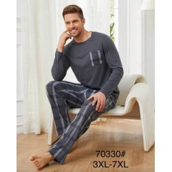 Пижама мужская, 5 шт (3-7XL) коттон ZeL1396_70330