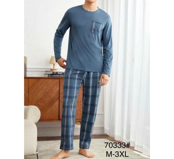 Пижама мужская, 5 шт (M-3XL) коттон ZeL1396_70333