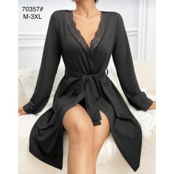 Халат женский, 5 шт (M-3XL) шелк ZeL1396_70357
