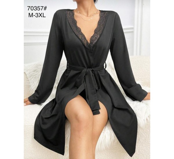 Халат женский, 5 шт (M-3XL) шелк ZeL1396_70357
