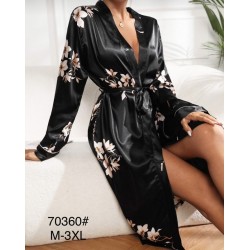 Халат женский, 5 шт (M-3XL) шелк ZeL1396_70360