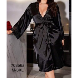 Халат женский, 5 шт (M-3XL) шелк ZeL1396_70356