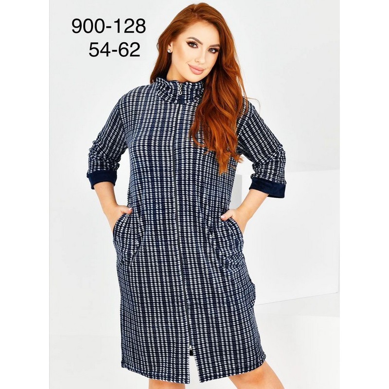 Халат жіночий, велюр 5 шт (54-62 р) ZeL1396_900-128