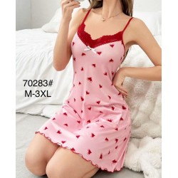 Нічна сорочка, шовк 5 шт (M-3XL) ZeL1396_70283c