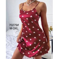 Нічна сорочка, шовк 5 шт (M-3XL) ZeL1396_70279