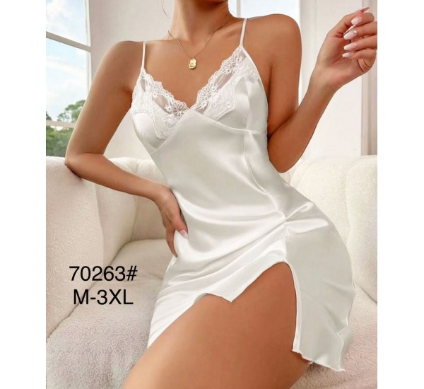 Нічна сорочка, шовк 5 шт (M-3XL) ZeL1396_70263a