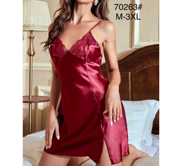 Нічна сорочка, шовк 5 шт (M-3XL) ZeL1396_70263b