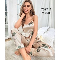 Пижама женская, шелк 5 шт (M-3XL) ZeL1396_70271