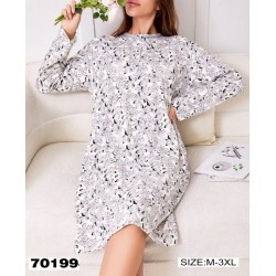 Нічна сорочка, байка 5 шт (54-62 р.) ZeL1396_70199