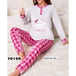 Пижама женская, велсофт 5 шт (M-3XL) ZeL1396_70159