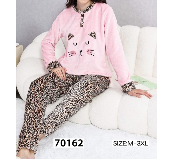 Піжама жіноча, велсофт 5 шт (M-3XL) ZeL1396_70162