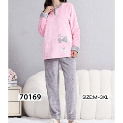 Піжама жіноча, велсофт 5 шт (M-3XL) ZeL1396_70169