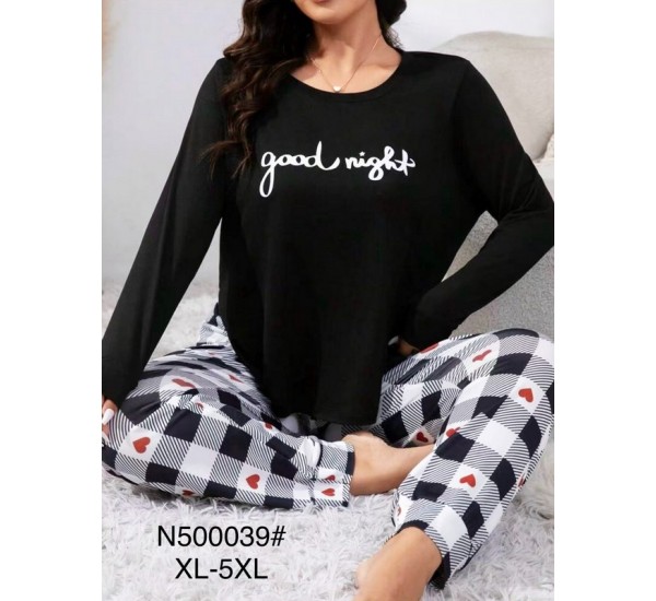 Пижама женская супер-батал, бамбук 5 шт (1-5XL) ZeL1396_N500039