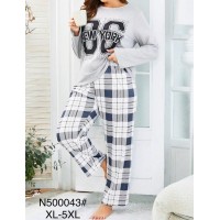 Пижама женская супер-батал, бамбук 5 шт (1-5XL) ZeL1396_N500043