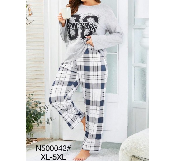 Пижама женская супер-батал, бамбук 5 шт (1-5XL) ZeL1396_N500043