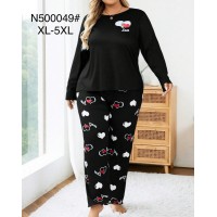 Пижама женская супер-батал, бамбук 5 шт (1-5XL) ZeL1396_N500049