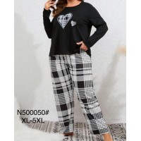 Пижама женская супер-батал, бамбук 5 шт (1-5XL) ZeL1396_N500050