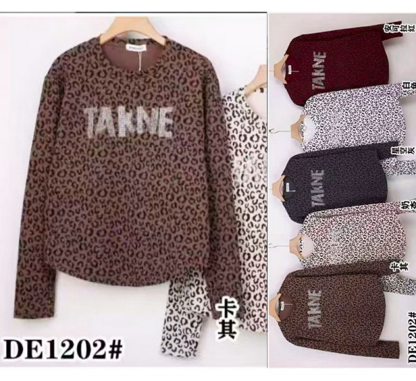 Футболка женская, трикотаж 5 шт (50-60 р) ZeL777_DE1202