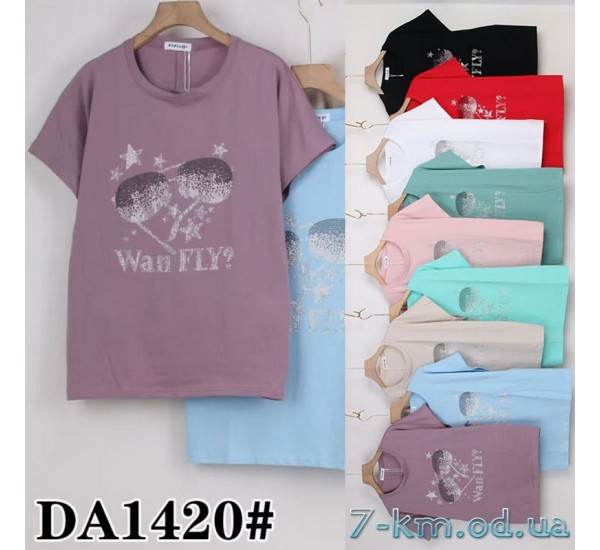 Футболка жіноча, стрейч/коттон 5 шт (54-62 р) ZeL777_DA1420