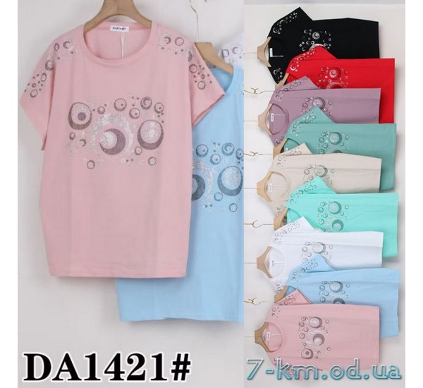 Футболка жіноча, стрейч/коттон 5 шт (54-62 р) ZeL777_DA1421