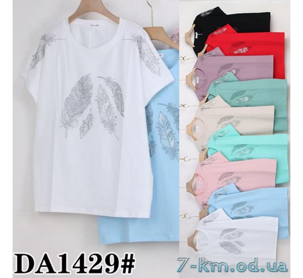 Футболка жіноча, стрейч/коттон 5 шт (54-62 р) ZeL777_DA1429