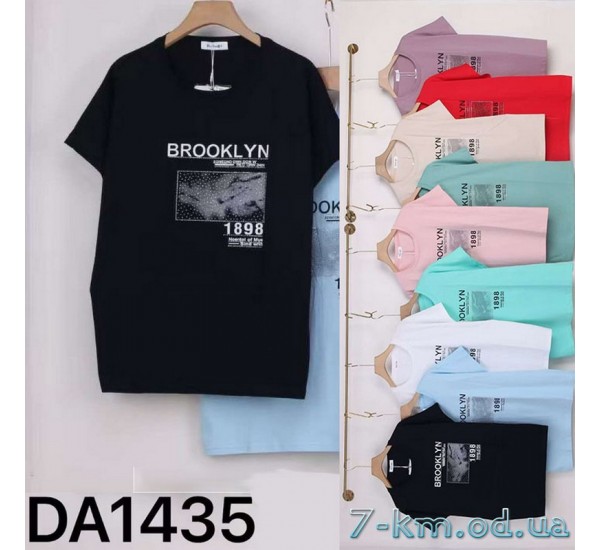 Футболка женская, стрейч/коттон 5 шт (54-62 р) ZeL777_DA1435