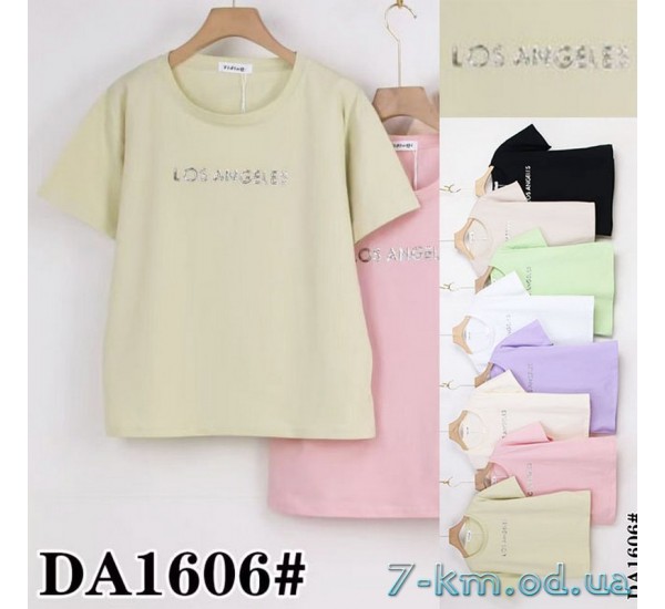 Футболка жіноча, стрейч/коттон 5 шт (50-60 р) ZeL777_DA1606