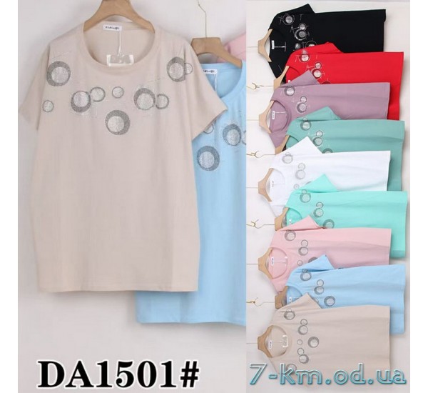 Футболка женская, стрейч/коттон 5 шт (60-70 р) ZeL777_DA1501