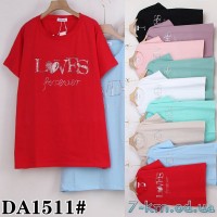 Футболка жіноча, стрейч/коттон 5 шт (60-70 р) ZeL777_DA1511