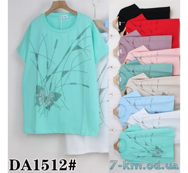 Футболка женская, стрейч/коттон 5 шт (60-70 р) ZeL777_DA1512