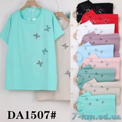 Футболка женская, стрейч/коттон 5 шт (60-70 р) ZeL777_DA1507