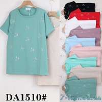 Футболка жіноча, стрейч/коттон 5 шт (60-70 р) ZeL777_DA1510