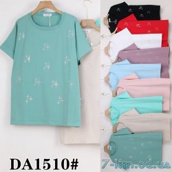 Футболка женская, стрейч/коттон 5 шт (60-70 р) ZeL777_DA1510