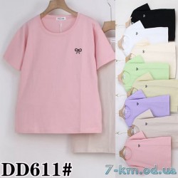 Футболка жіноча, стрейч/коттон 5 шт (50-60 р) ZeL777_DD611