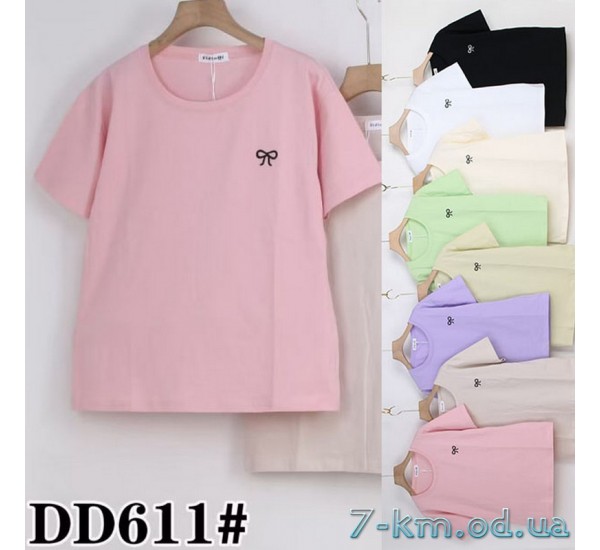 Футболка жіноча, стрейч/коттон 5 шт (50-60 р) ZeL777_DD611