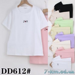 Футболка жіноча, стрейч/коттон 5 шт (50-60 р) ZeL777_DD612