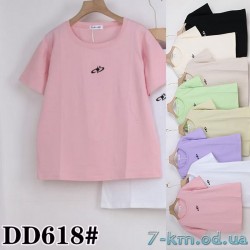 Футболка жіноча, стрейч/коттон 5 шт (50-60 р) ZeL777_DD618