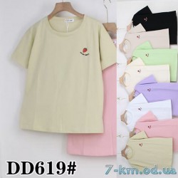 Футболка жіноча, стрейч/коттон 5 шт (50-60 р) ZeL777_DD619