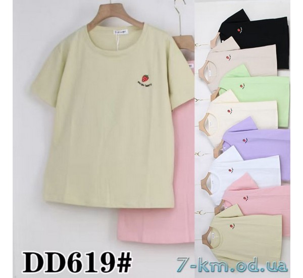 Футболка жіноча, стрейч/коттон 5 шт (50-60 р) ZeL777_DD619