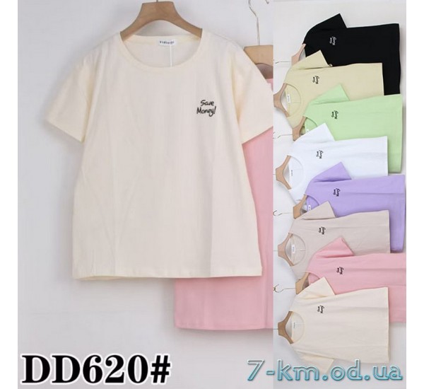 Футболка жіноча, стрейч/коттон 5 шт (50-60 р) ZeL777_DD620