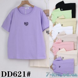 Футболка жіноча, стрейч/коттон 5 шт (50-60 р) ZeL777_DD621