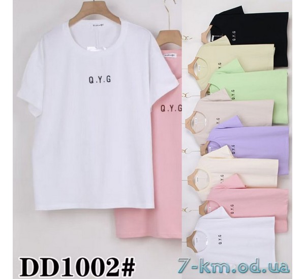 Футболка жіноча, стрейч/коттон 5 шт (54-62 р) ZeL777_DD1002