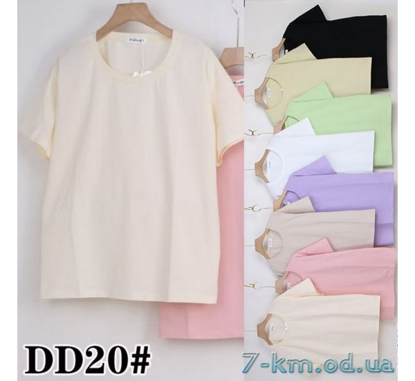 Футболка жіноча, стрейч/коттон 5 шт (54-62 р) ZeL777_DD20