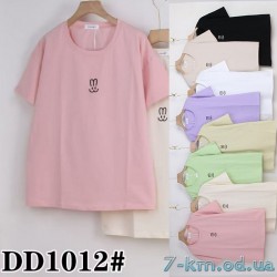 Футболка жіноча, стрейч/коттон 5 шт (54-62 р) ZeL777_DD1012