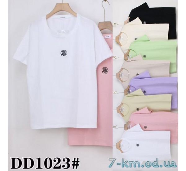 Футболка жіноча, стрейч/коттон 5 шт (54-62 р) ZeL777_DD1023